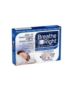 BREATHE RIGHT TIRA ADH NASAL T- GDE 10 U