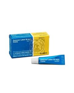ZOVICREM LABIAL 50 MG/G CREMA 1 TUBO 2 G