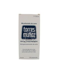 BICARBONATO DE SOSA TORRES MUÑOZ 500 MG 30 COMPR
